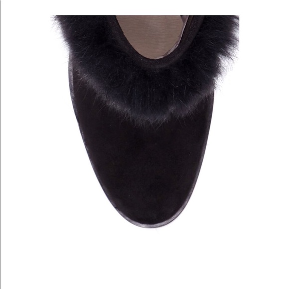 Yuma Rabbit Fur Harness Booties - Picture 3 of 8